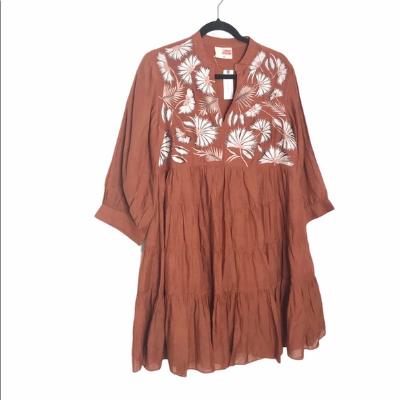 Anthropologie Apolline Embroidered Tunic Dress - Picture 9 of 11